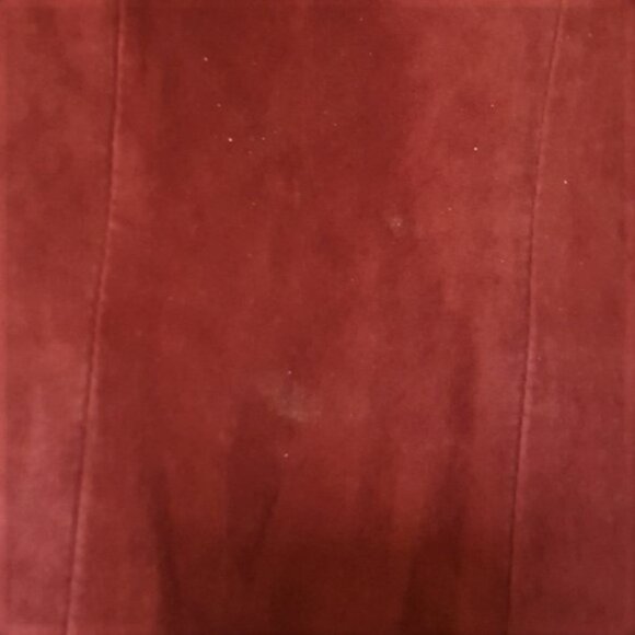 Vintage 90s Danier burgundy leather blazer jacket with cool closure - Picture 7 of 8